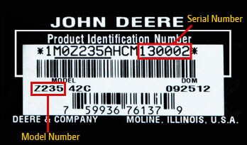 John deere serial number decoder 13 digit